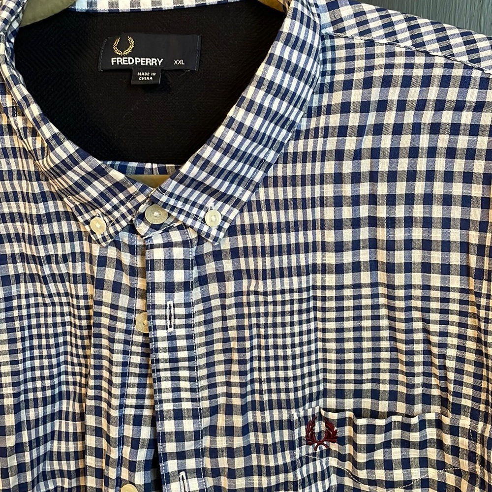 Plaid Fred Perry Button Down